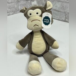 Mary Meyer Monkey Plush Loosey Goosey Stuffed Animal Brown Lovey 10" NWT Rare